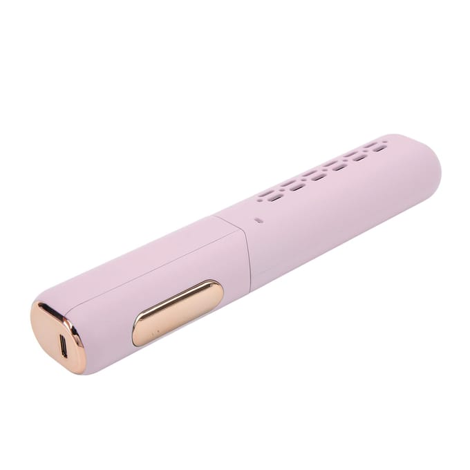 Oplaadbare Mini Stijltang 3 Instelbare Temperatuur 2000mAh Anti-Verbrandings Type C Draadloos paars