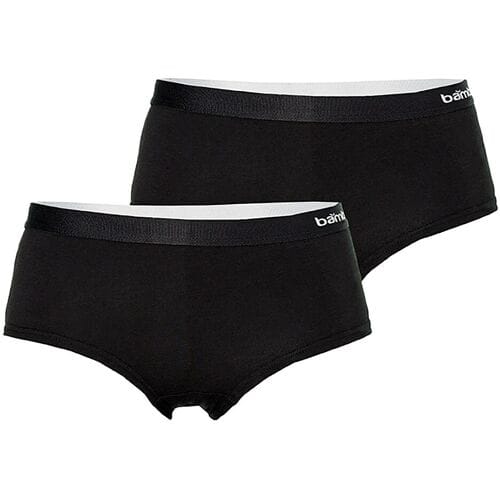 Apollo Hipsters Dames Bamboo Basic Zwart 2-pack-M