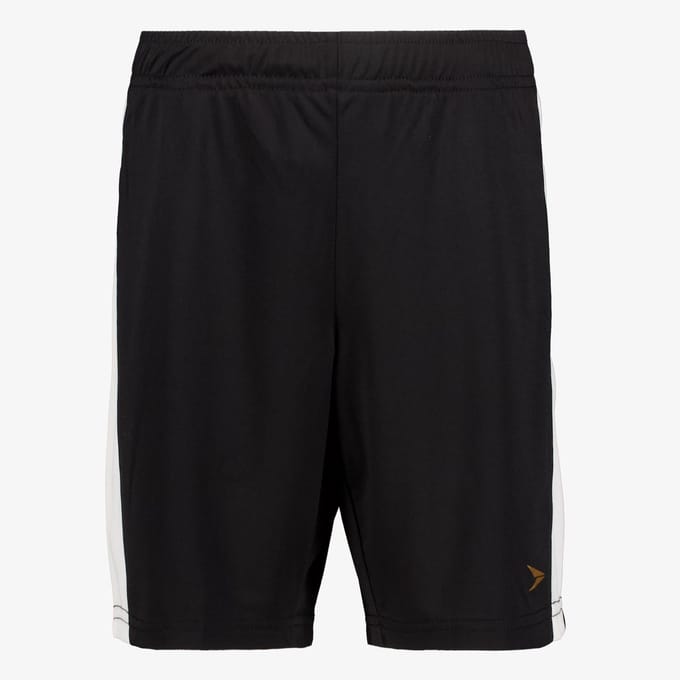 Dutchy kinder voetbalshort zwart wit - Maat 152