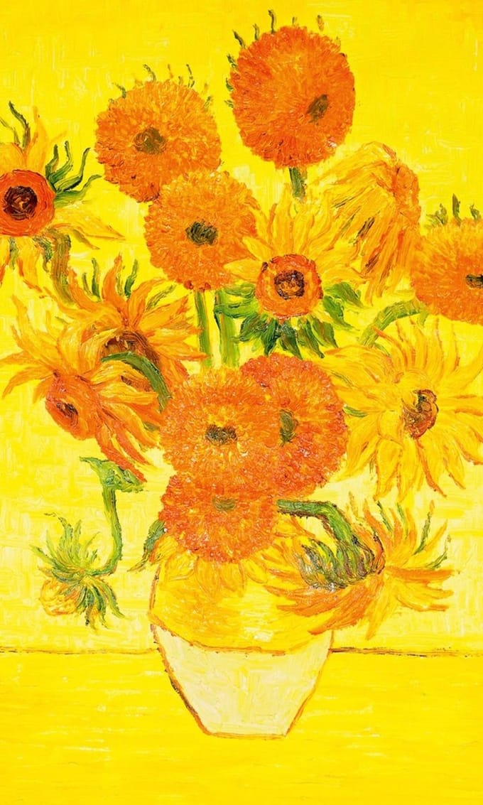 Fotobehang - Sunflowers 2 150x250cm - Vliesbehang