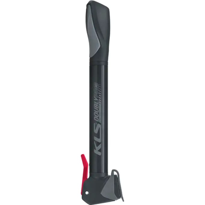 Kellys Double PRO 30 Mini Fietspomp - Aluminium, 5 Bar