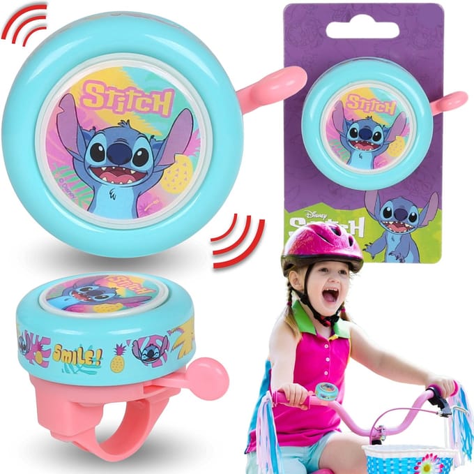 DISNEY Stitch Kinderfietsbel, meisjesachtig