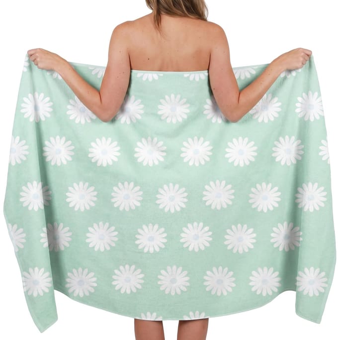 Dailygoods - Strandlaken Nice, Katoen, Mintgroen
