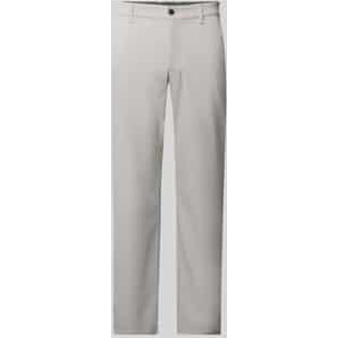 Regular fit stoffen broek met Franse Steekzakken