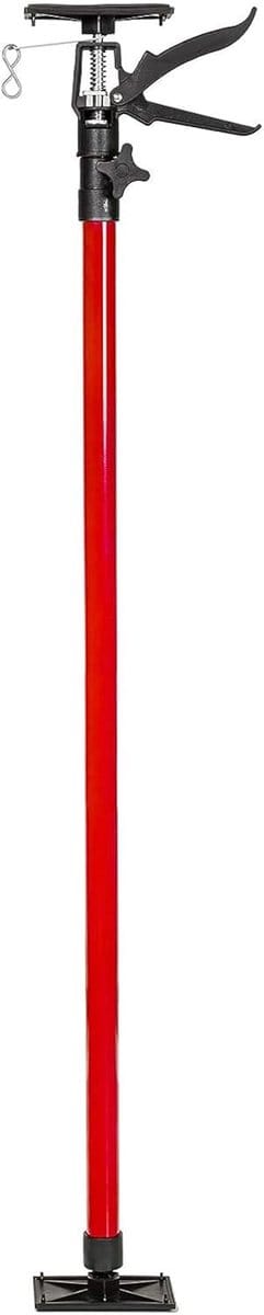 Montagesteun - Plafondsteun Telescoop - Panelen Monteren - Eenhandig Verstelbaar - 115-290 cm - Rood