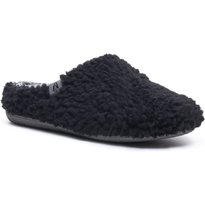 Hush Puppies Goede Textiel Dames Zwarte Slippers
