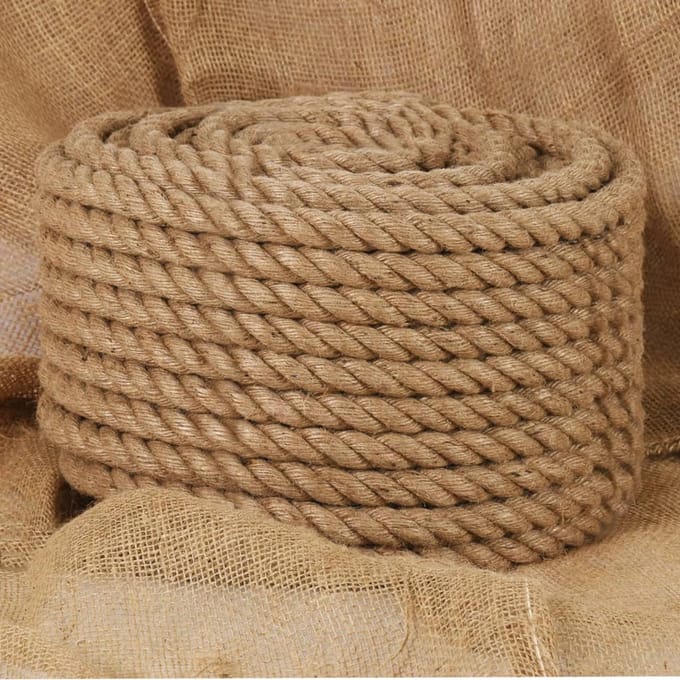 vidaXL - Touw - 100% - jute - 20 - mm - 50 - m