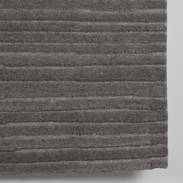 LABEL51 Vloerkleed Luxy Antraciet Wol 200x300 cm