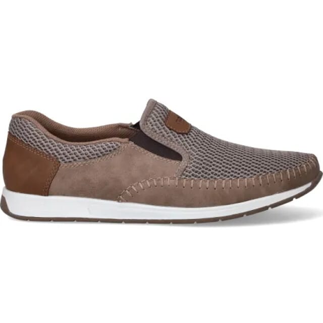 Rieker Instappers - Heren - Beige - Maat:41