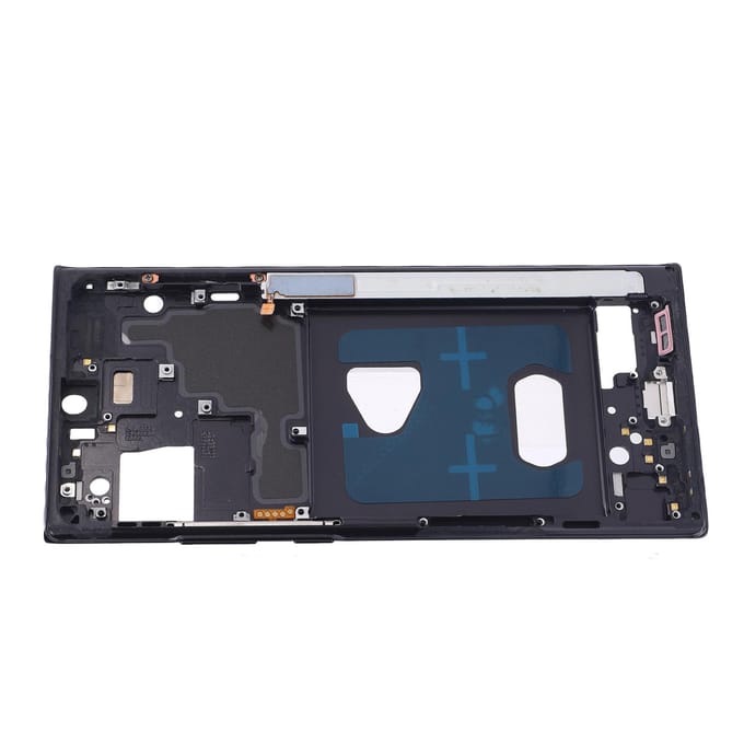Middenframe Bezel Vervanging voor Galaxy Note 20 Ultra 5G Telefoonbehuizing Metalen Middenframe Bezel gray