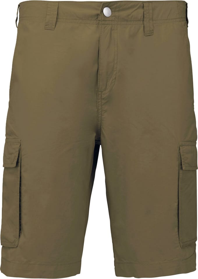 Kariban Lichte herenbermuda met diverse zakken K755 - Light khaki - 54 NL (48 FR)