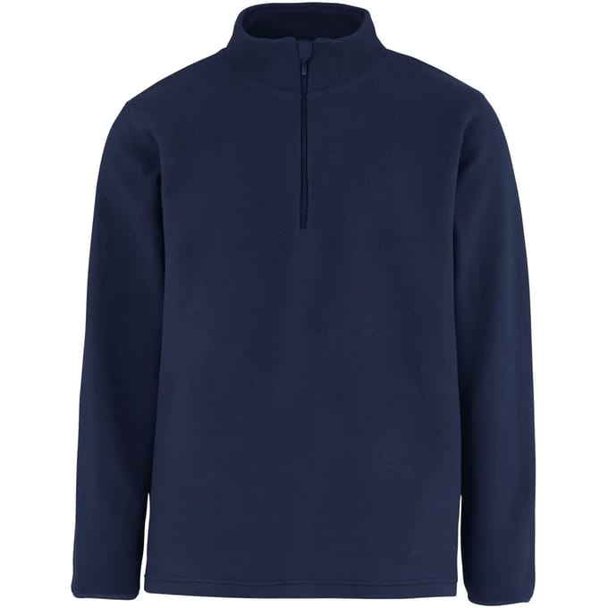 Neutral Recycled Fleece Quarter Zip NER73603 - Navy - M
