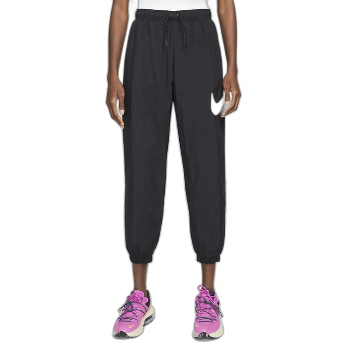 Nike Essential W Mid Rise Zwarte Joggingbroek