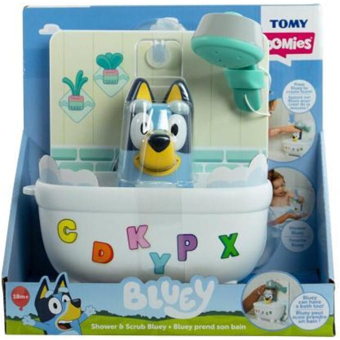 BLUEY - Douche & Waspret voor in bad - Badspeelset