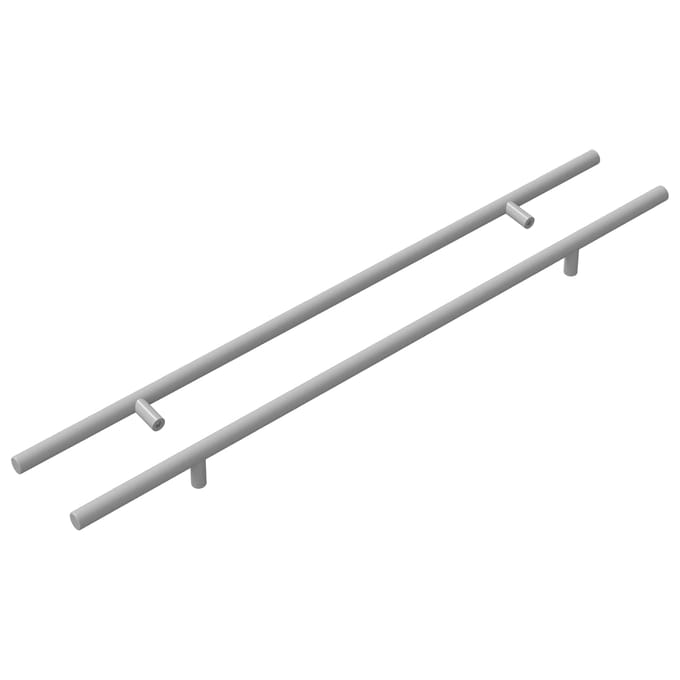 vidaXL - Handvat - 2 - st - Zilver - 500 - mm - Staal