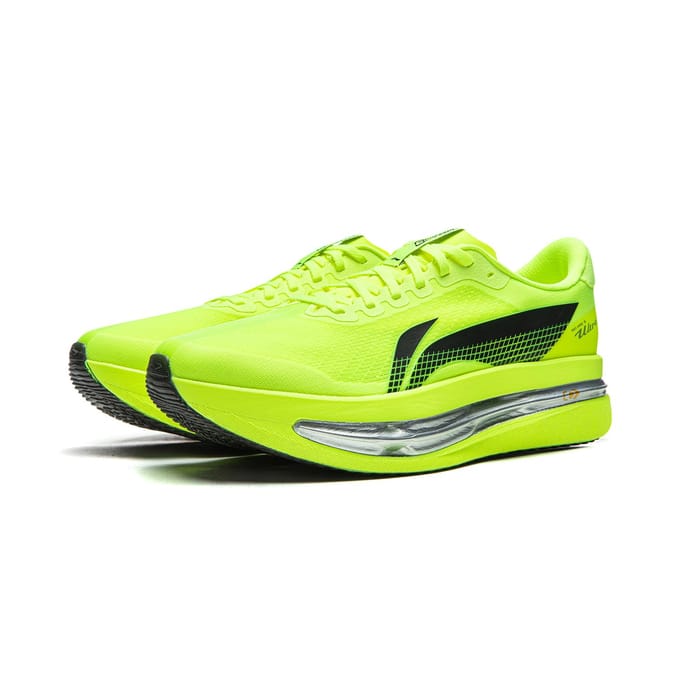 Li Ning Red Rabbit 9 Ultra Capsule Technologie Hardloopschoenen Heren Hardloopschoenen Fluorescerend-Heldergroen ARPW007-1 42⅓ yellow