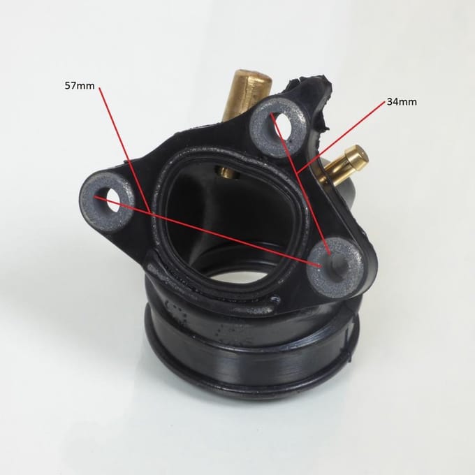 originele inlaatpijp voor scooter piaggio 250 x9 evolution 2004 b016579 / s840949 nieuw
