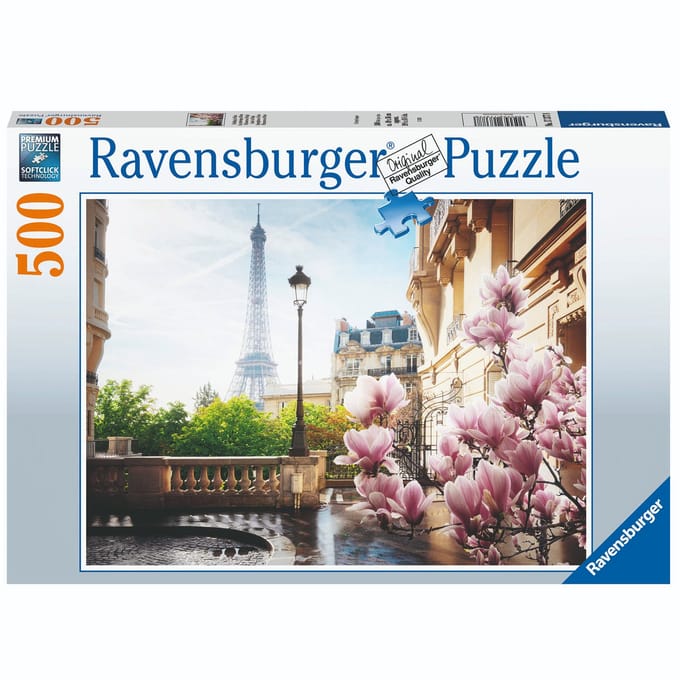 Ravensburger puzzel Lente in Parijs - Legpuzzel - 500 stukjes