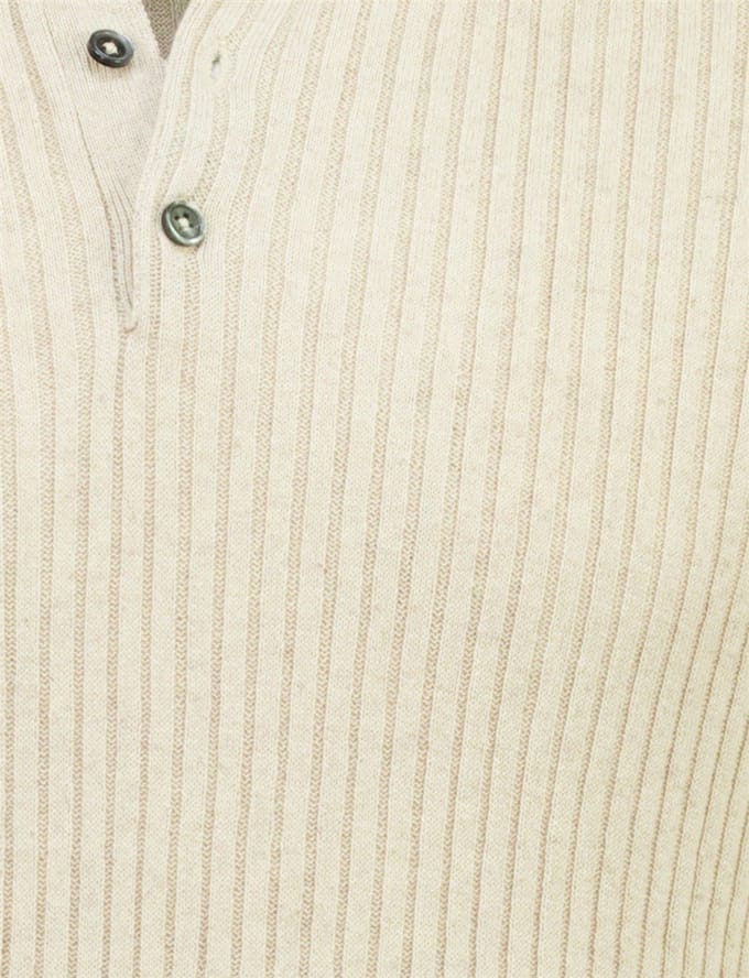Born With Appetite poloshirt korte mouw beige