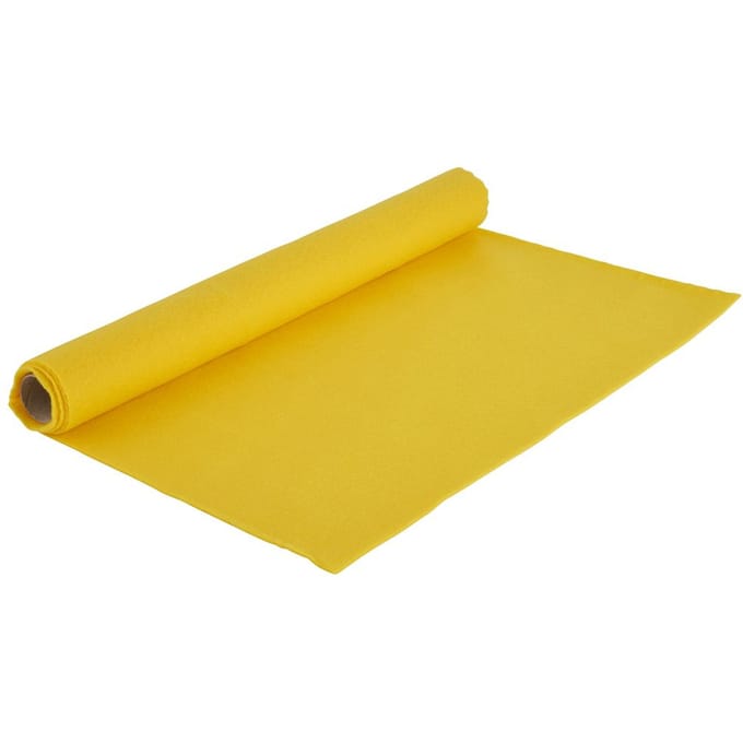 VBS Handwerkvilt, 45 x 100 cm - Goudgeel