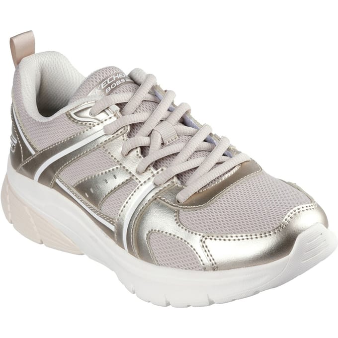Skechers BOBS Vamos Dames Gouden Sneakers