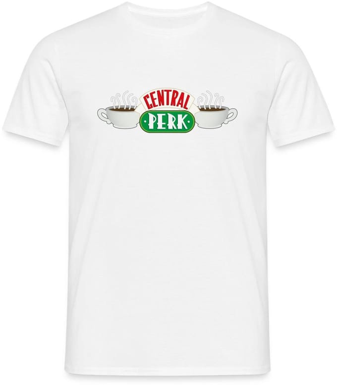 Friends Central Perk Logo T-Shirt Heren