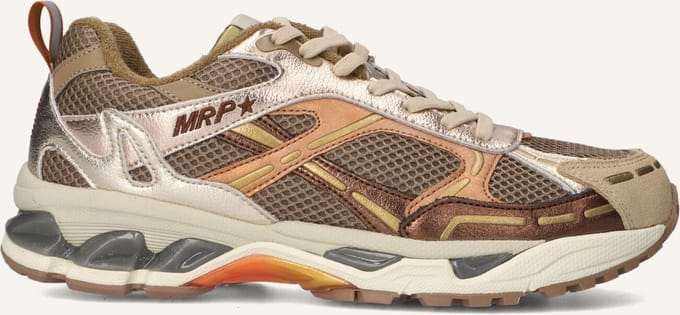 MRP Melrose Sneakers - Suède - Dames - Bronskleurig - Maat 38