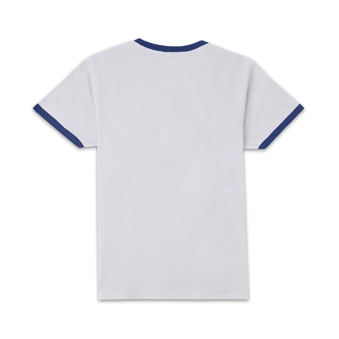 Ghostbusters Stay Puft Unisex Ringer T-Shirt - White/Navy - S