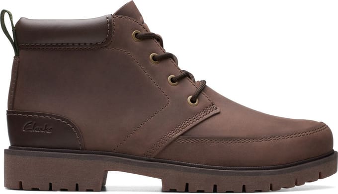 Clarks - Heren - Rossdale Mid - G - 4 - Brown WLined Lea - maat 8