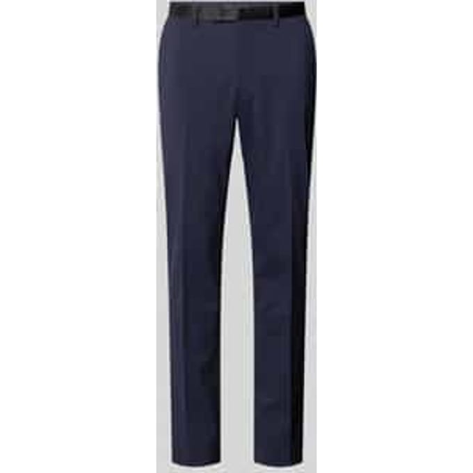 Slim fit pantalon met achterzakken