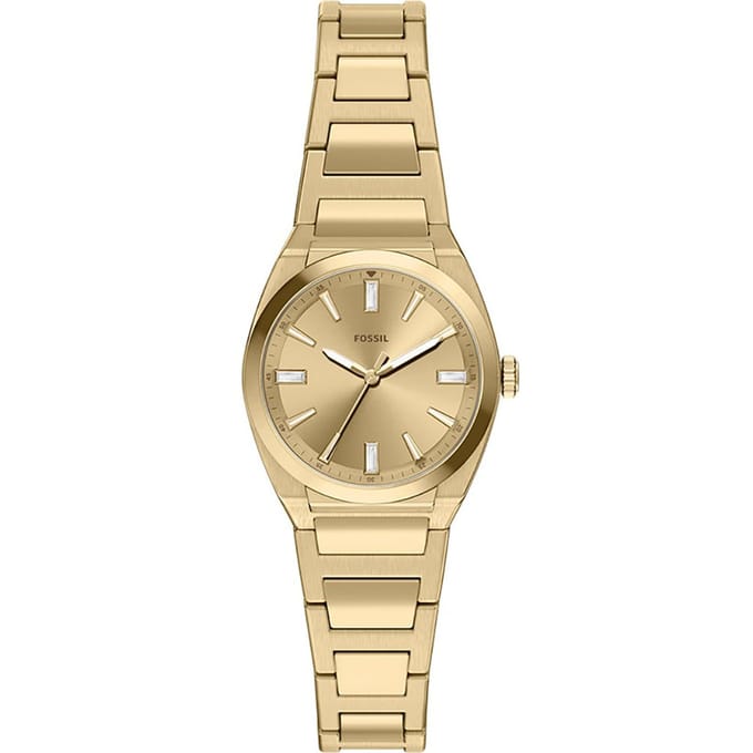FOSSIL Everett Vrouwen Horloge 27 mm Goudkleurig