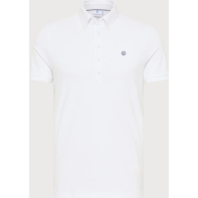 Blue Industry Button-down polo |