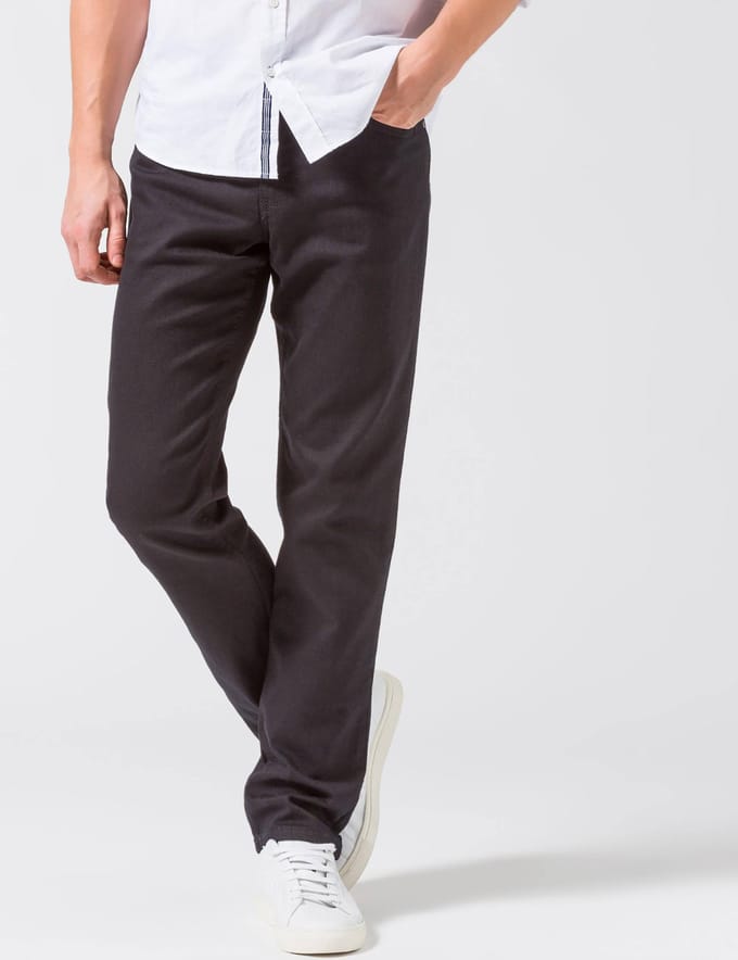 Brax Heren Jeans  Style COOPER DENIM perma black, denim perma zwart, maat 40/38