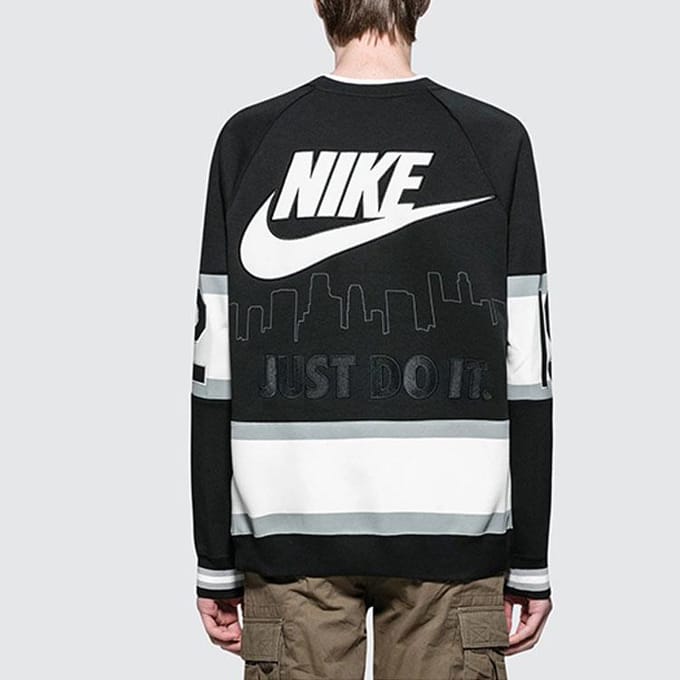 Nike Sweatshirts Heren Ronde Hals Normaal Regular AR1986-010 S white