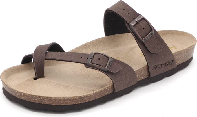 Rohde Dames Slipper - 5594-72 Bruin - Maat 38