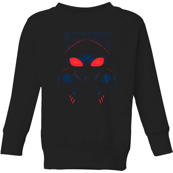 Aquaman Black Manta kindertrui - Zwart - 98/104 (3-4 jaar)