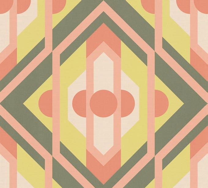 RETRO BEHANG | Grafisch - meerkleurig - A.S. Création Retro Chic