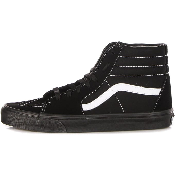 Hoge herenschoen Sk8-hi Suedecanvas/zwart