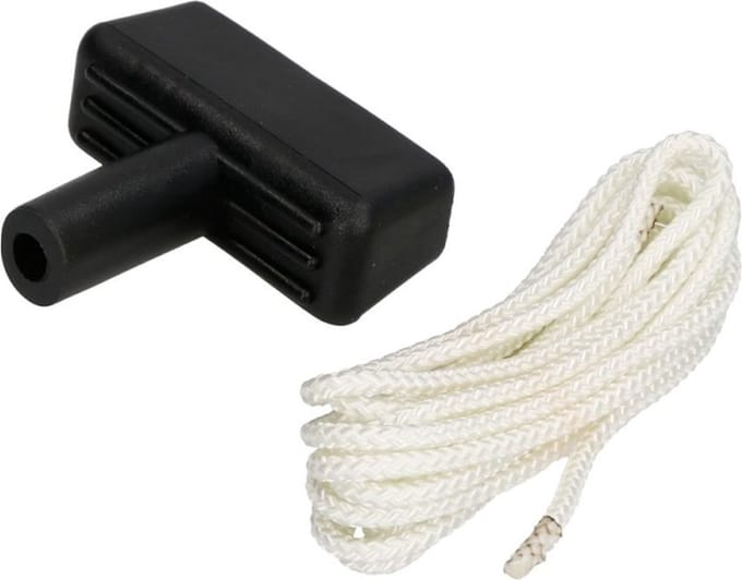 startkoord met handvat voor benzine motoren 4mm x 2 meter