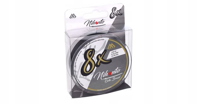 Mikado Nihonto Octa Vlecht Vissnoer Zwart 0,26mm 150m