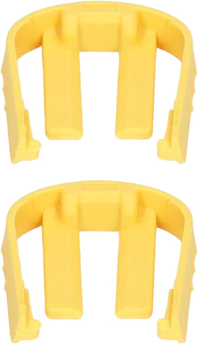 2-delige Gele C-Clips - Geschikt voor Karcher K2 K3 K7 Drukspuitpistools