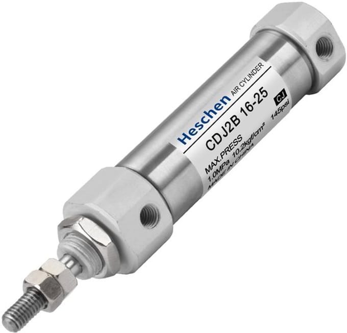 Dailygoody - Pneumatische Cilinder - Slim ontwerp - 16mm Bore - 25mm