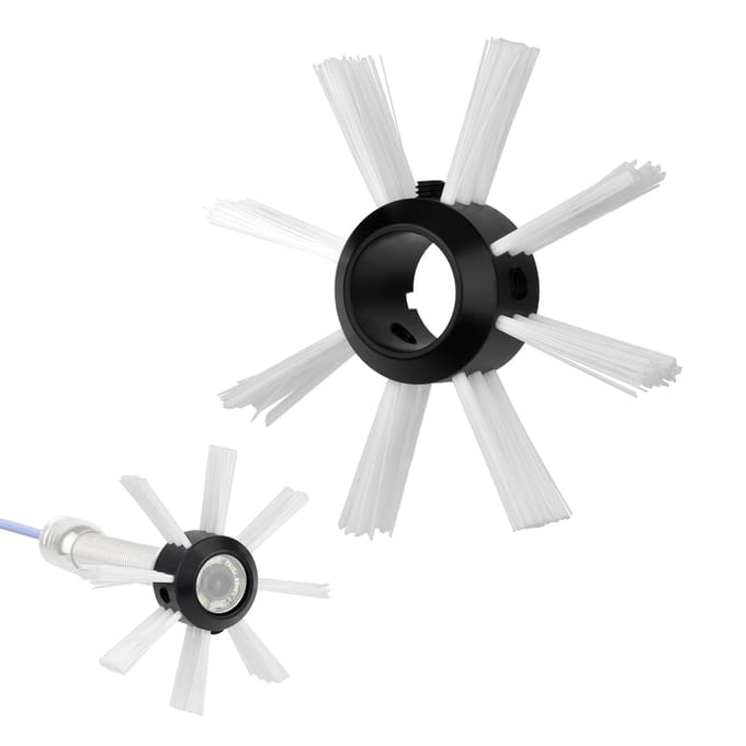 Beschermhoes voor rioolcamerakop Industriële pijpleidingcamerabeschermhoes voor rioolcamera wit