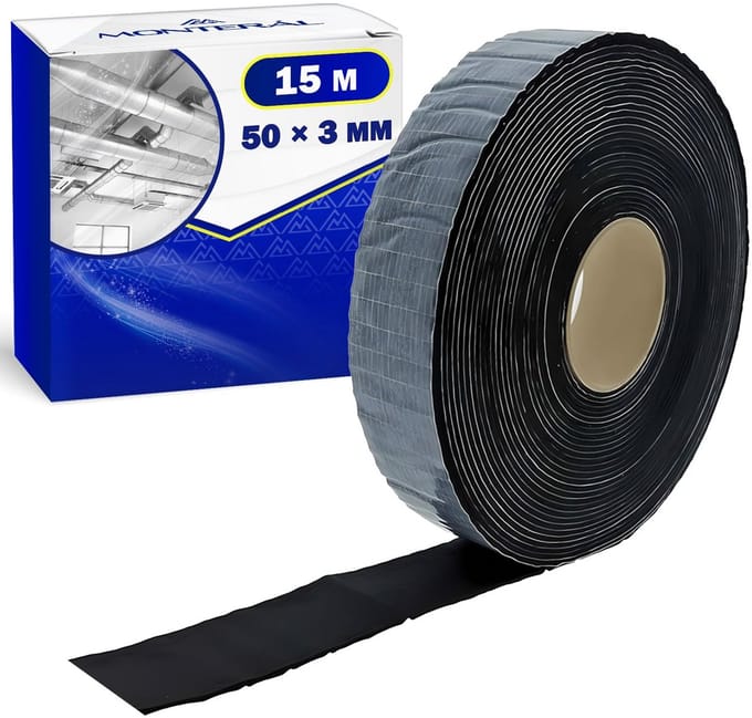 Isolerende Rubber Plakband 15 Meter - 50 x 3 mm Rol