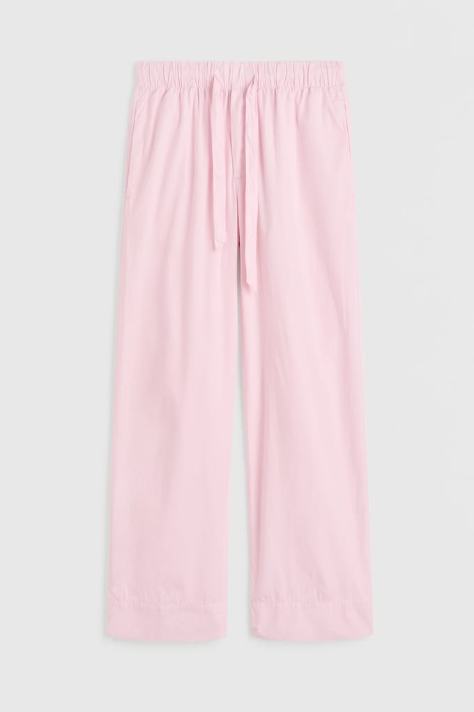 Tekla Unisex Poplin, Pyjamas Pants Soft Pink Größe: XS | Nachtwäsche Outlet | Unisex | Rosa