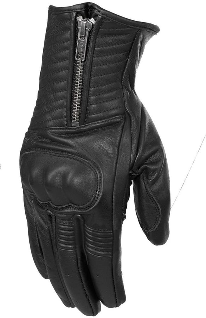 Rusty Stitches Motorrad Handschuhe Gloves Zack 68389 Black-M