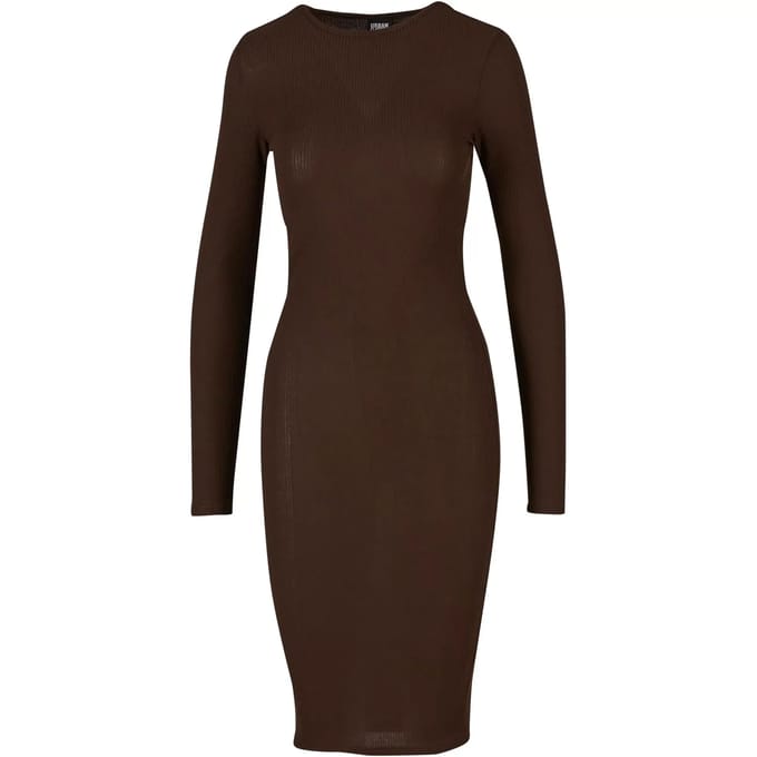 Urban Classics - Rib Kokerjurk - S - Bruin