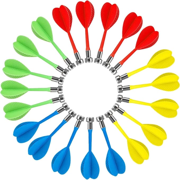 20 stuks magnetische dartpijlen voor indoor spel - doelaccessoires