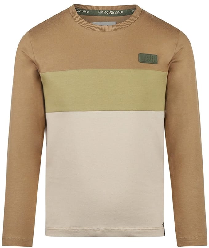 Koko Noko Jongens T-shirt - Dark sand