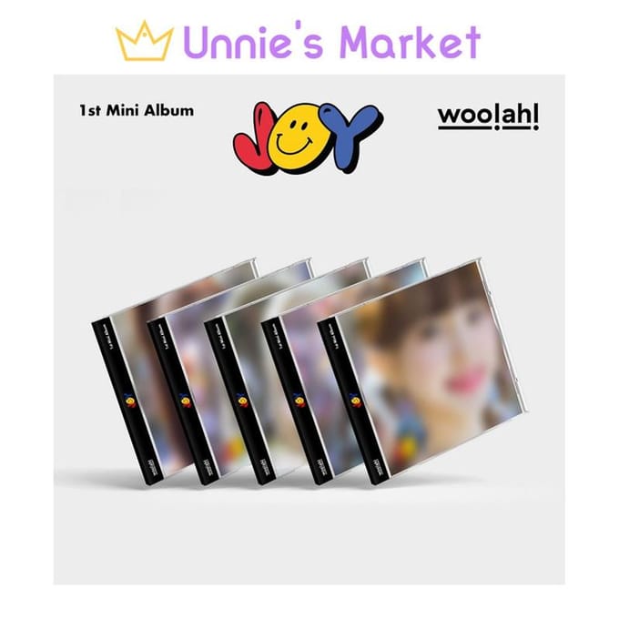 woo!Ah! wooah [JOY] Limited Album Jewel ver. Random ver 1ea gray